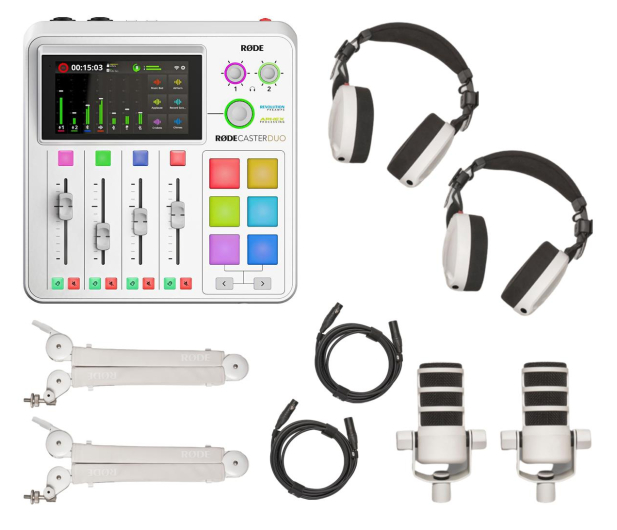 Rode Podcaster Bundle Biały - 1297410 - zdjęcie